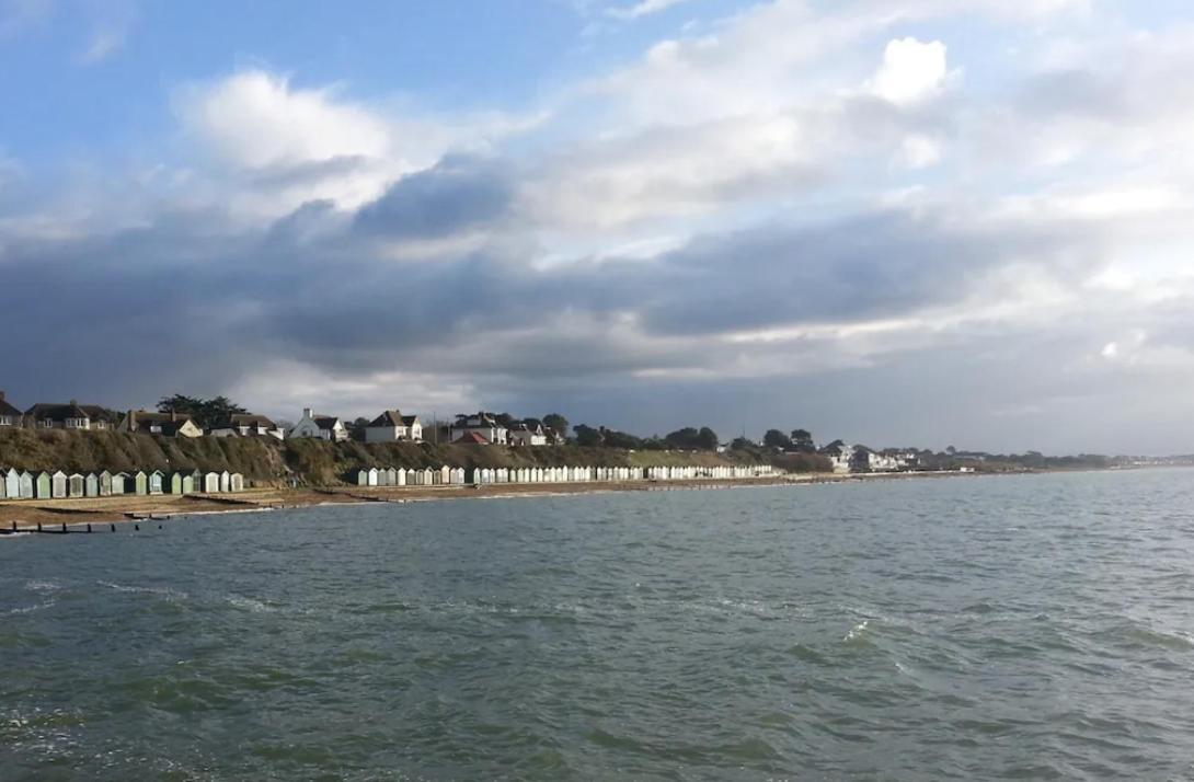 Solent Sea View Beach Cottage Hill Head Exterior foto